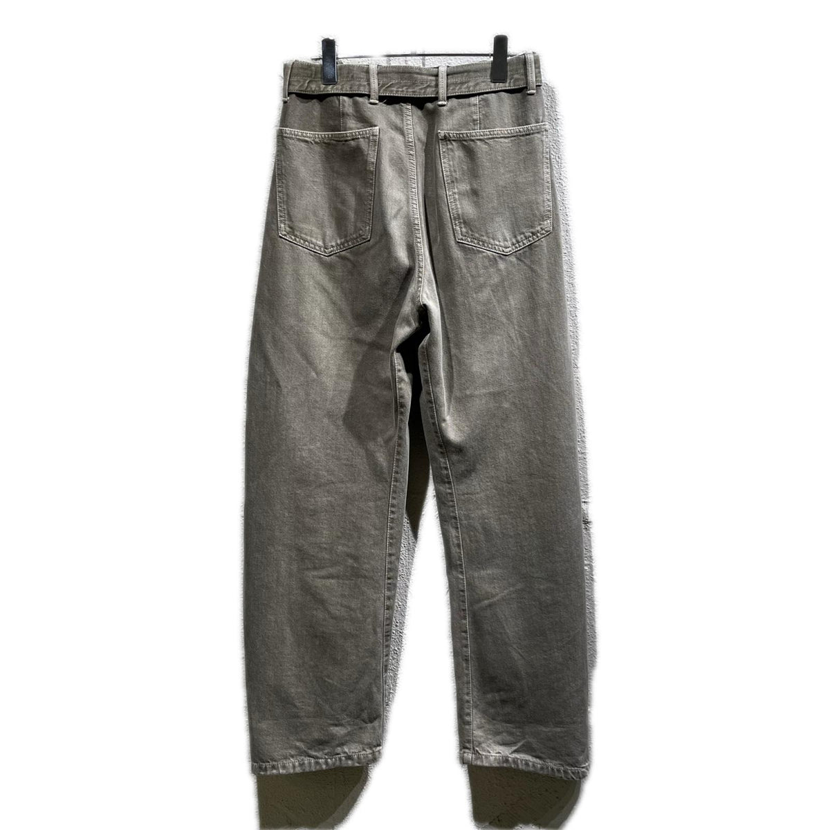 デニムパンツ TWISTED BELTED PANTS XS
