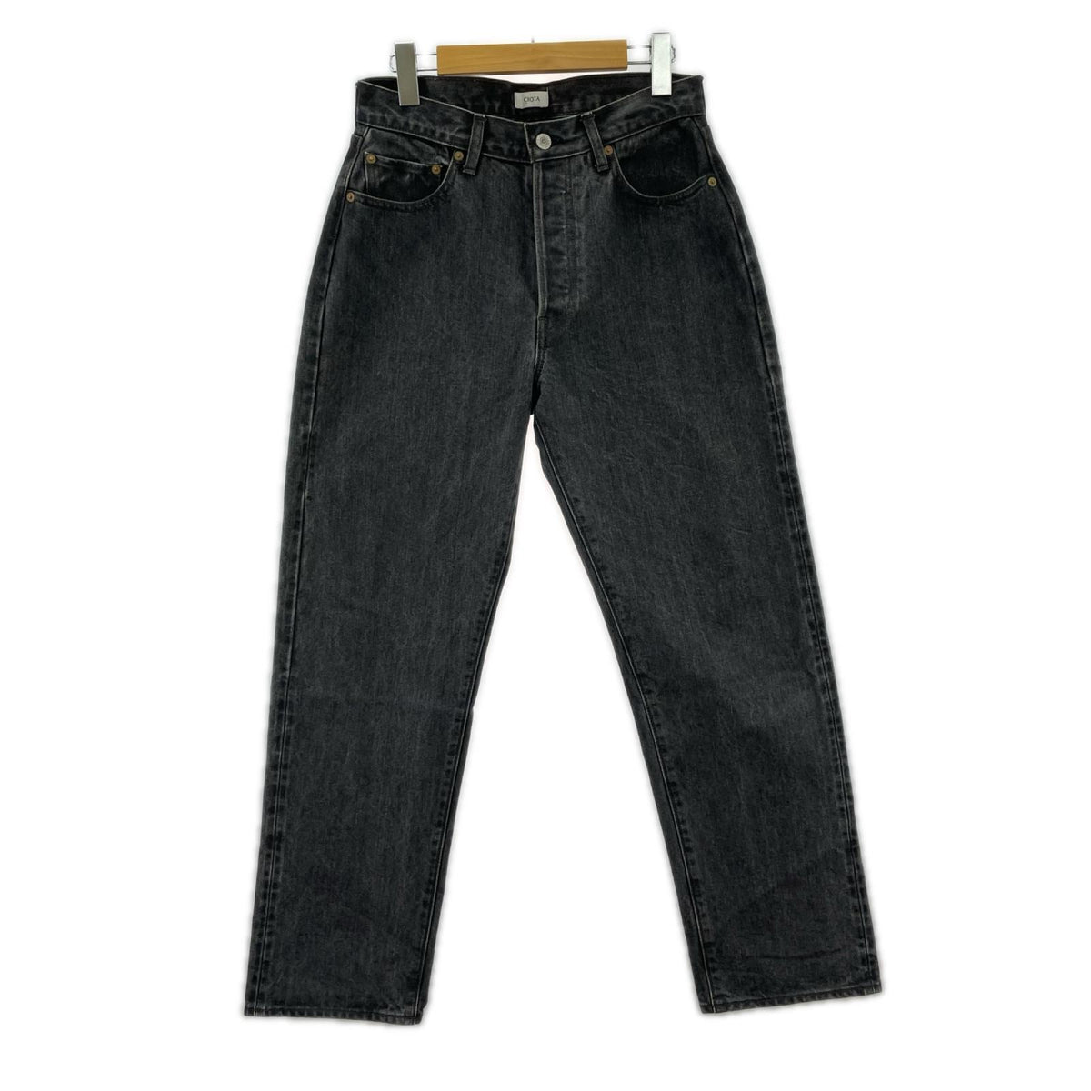 デニムパンツ スビンコットン デニムパンツ 30 ブラック ブラック