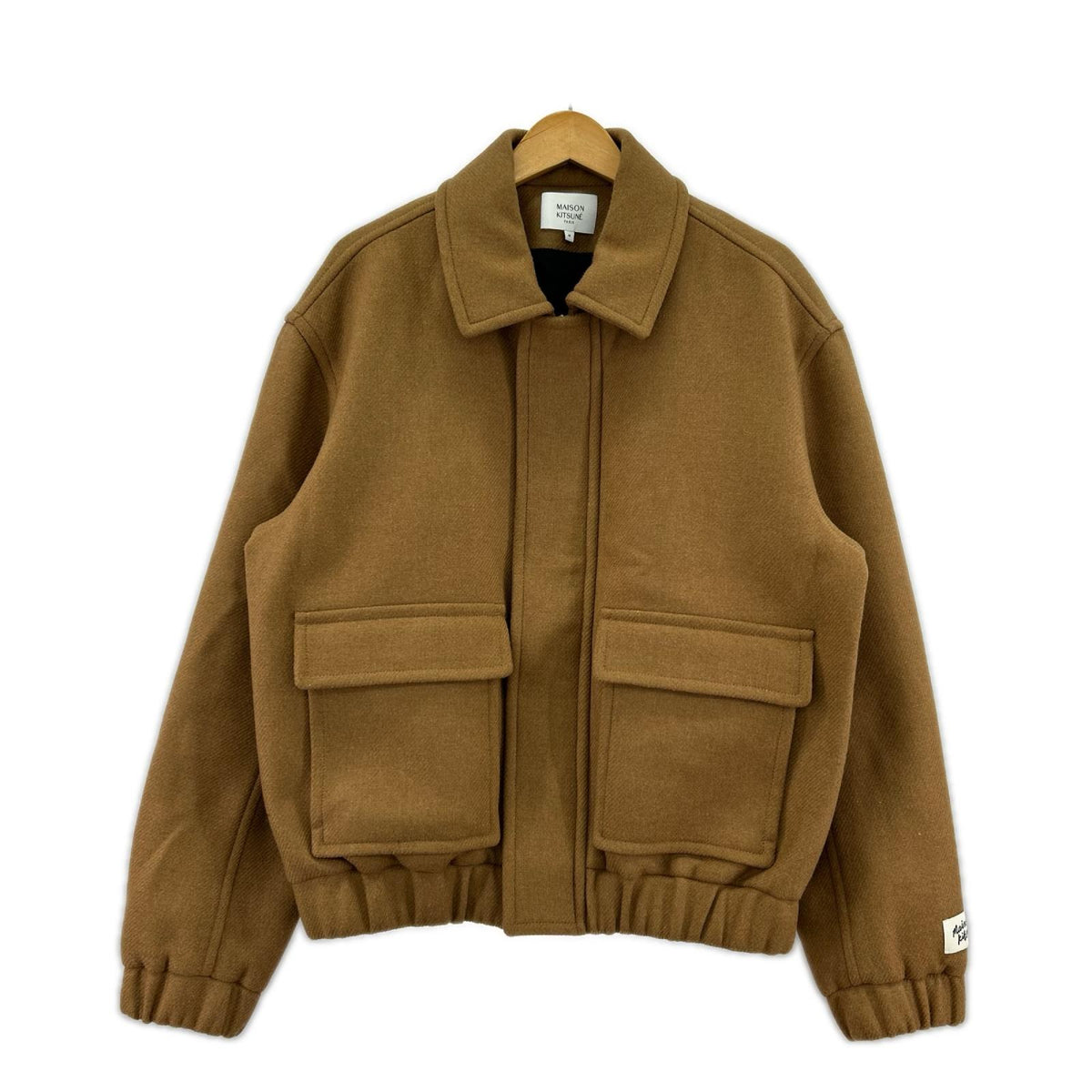 ジャケット 24AW ウールボンバージャケット M ベージュ M ベージュ