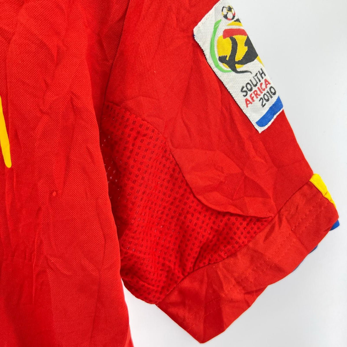 半袖Tシャツ adidas 2010 南アフリカW杯 ダビド ビシャ ユニフォーム #7 M レッド M