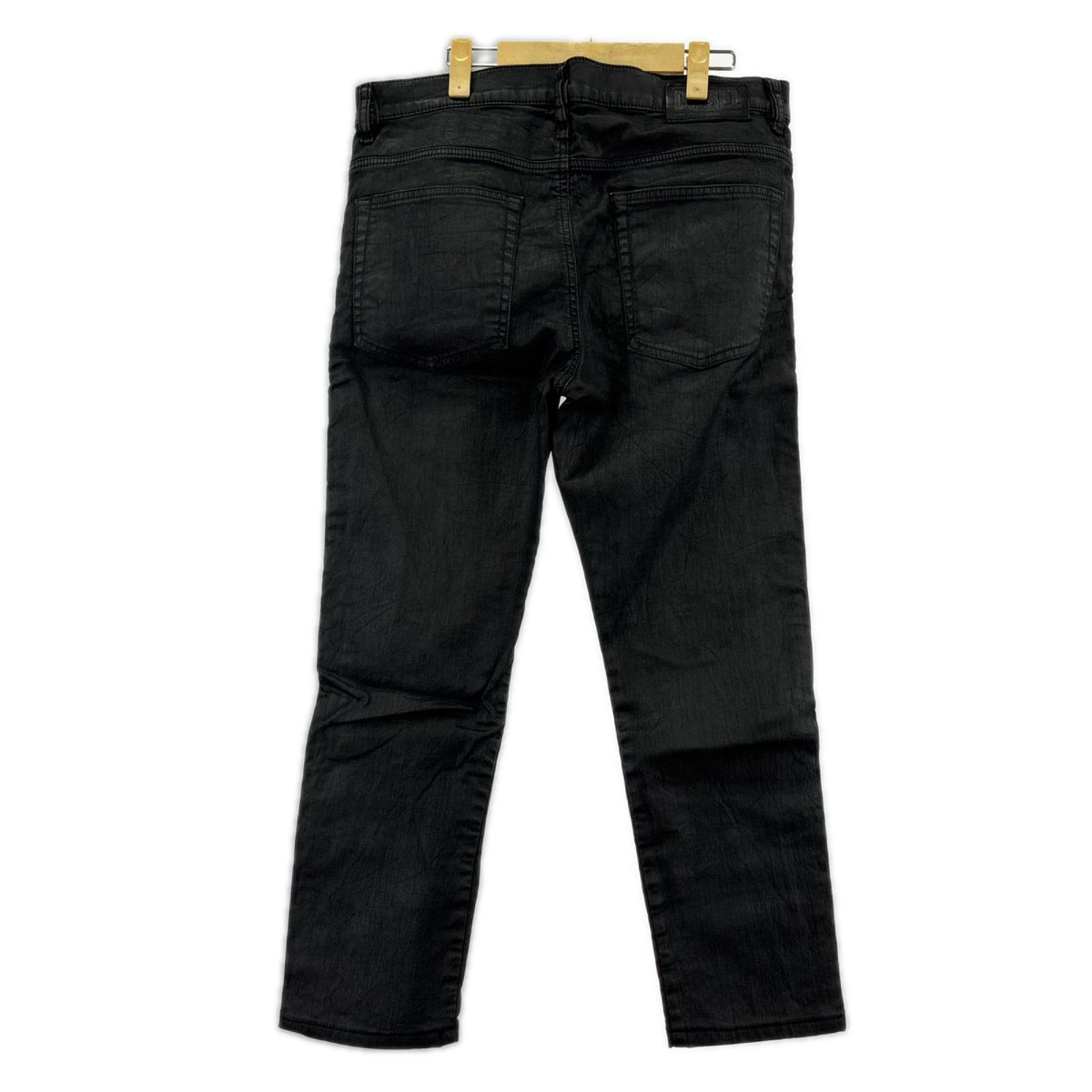 デニムパンツ DIESEL D-REEFT JOGG コーティングデニム スキニー ブラック