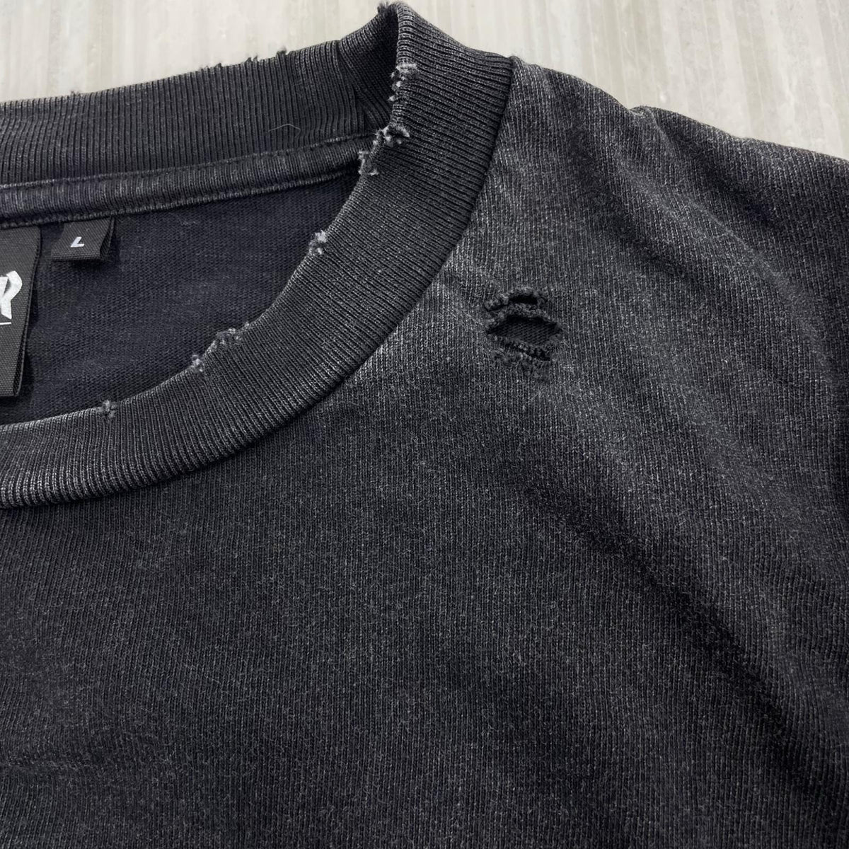 半袖Tシャツ LHP別注 ラインストーン BLK L L ブラック
