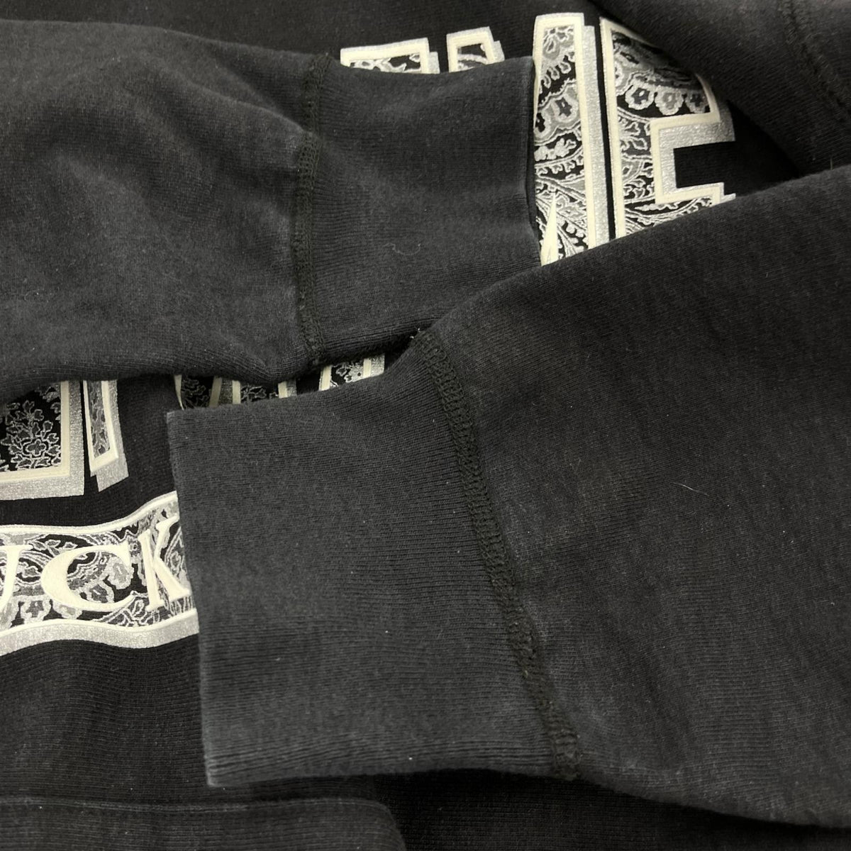 パーカー 17AW Paisley Fuck Em All Hooded BLK L ブラック