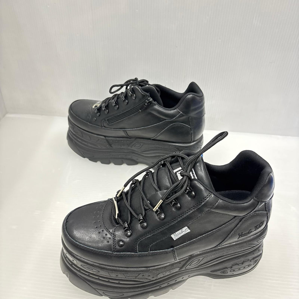 スニーカー プラットフォーム BLK 26.0cm 26