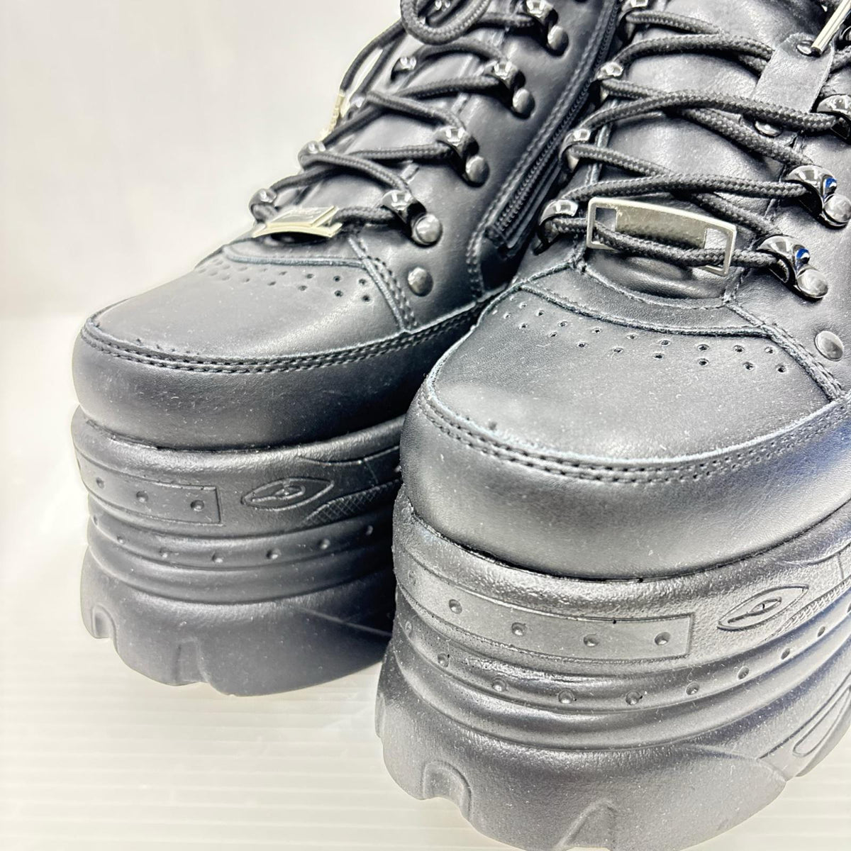 スニーカー プラットフォーム BLK 26.0cm 26