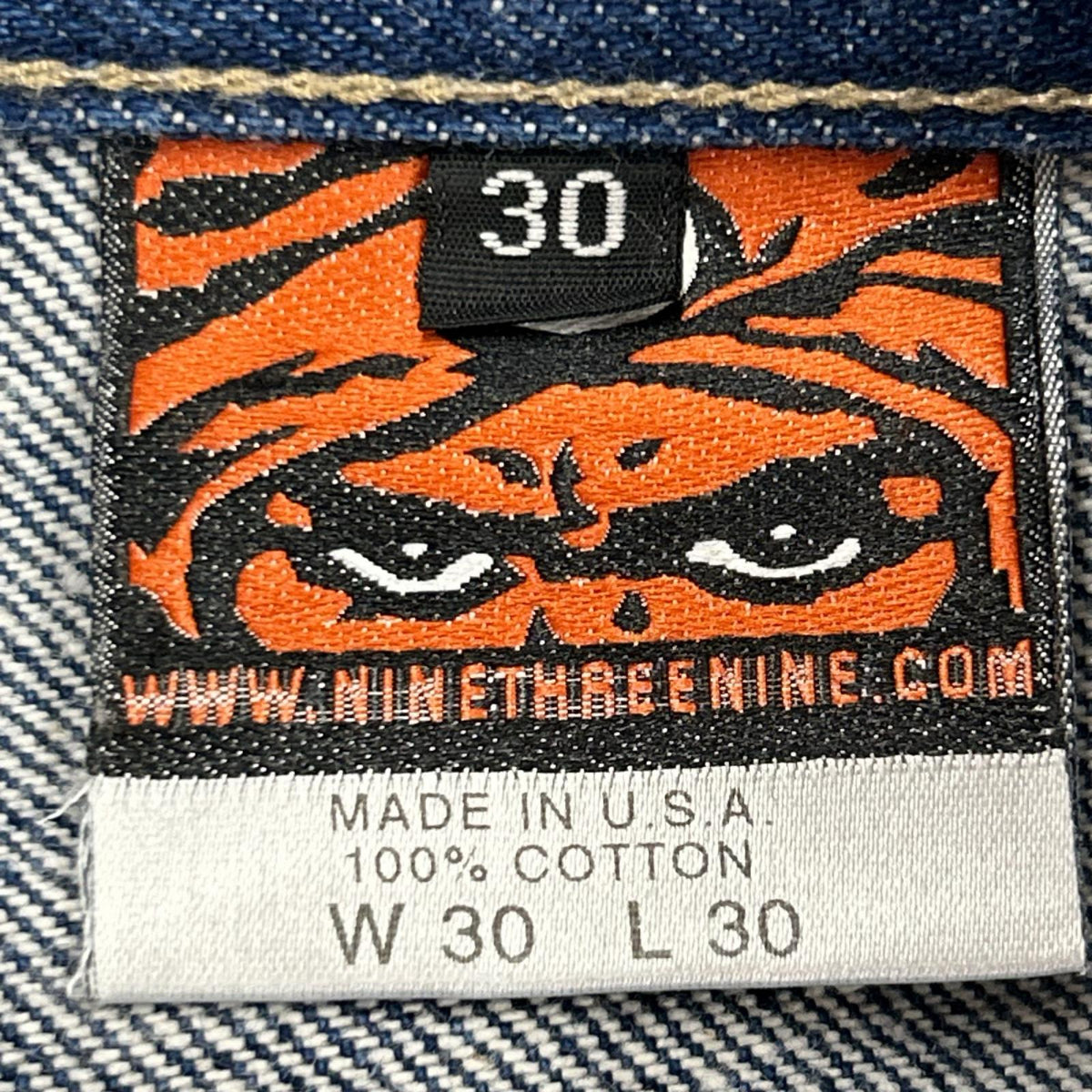 デニムパンツ 939 indigo baggy denim 30 ブルー