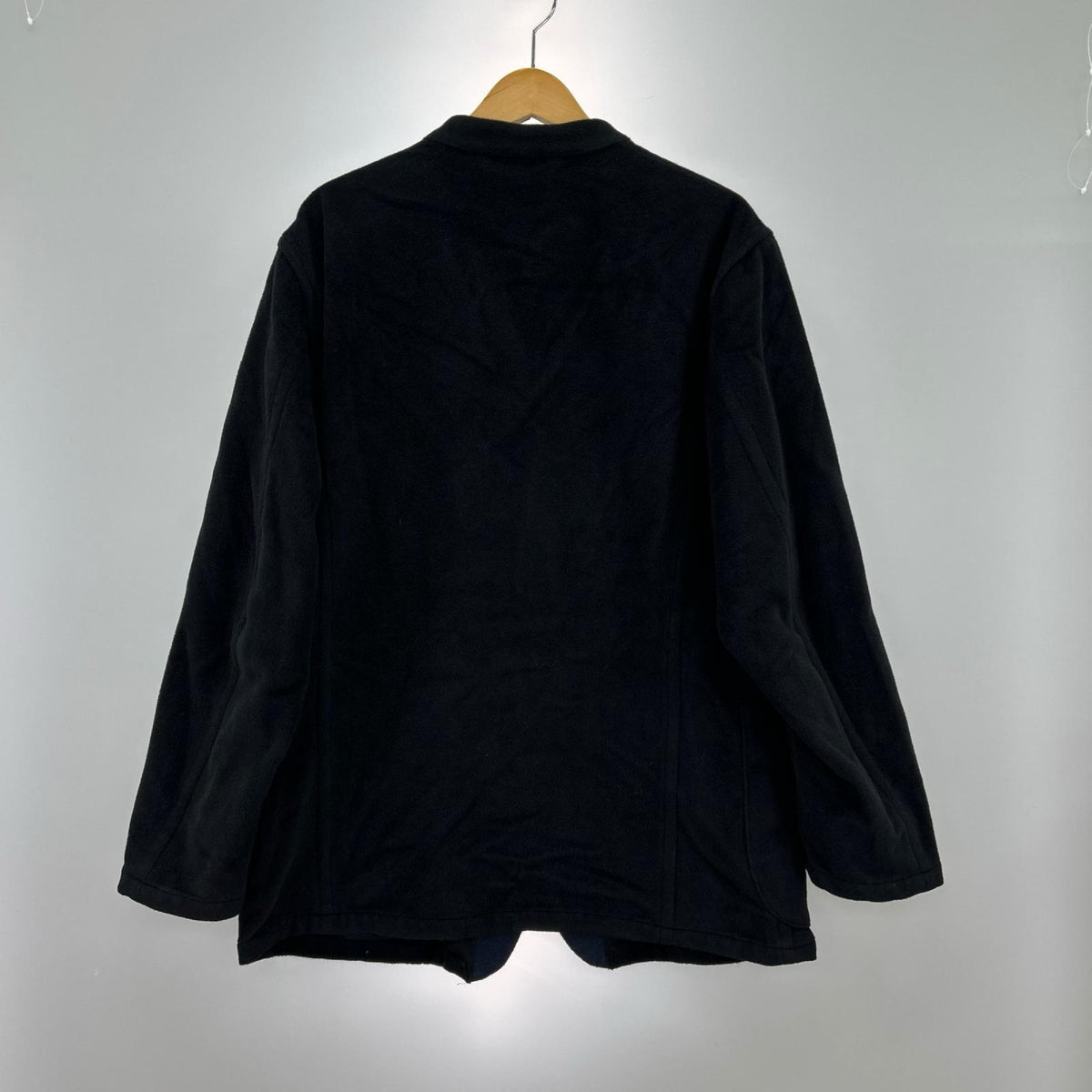 ジャケット リバーシブルボールドストライプノーカラージャケット 3 3 ブラック
