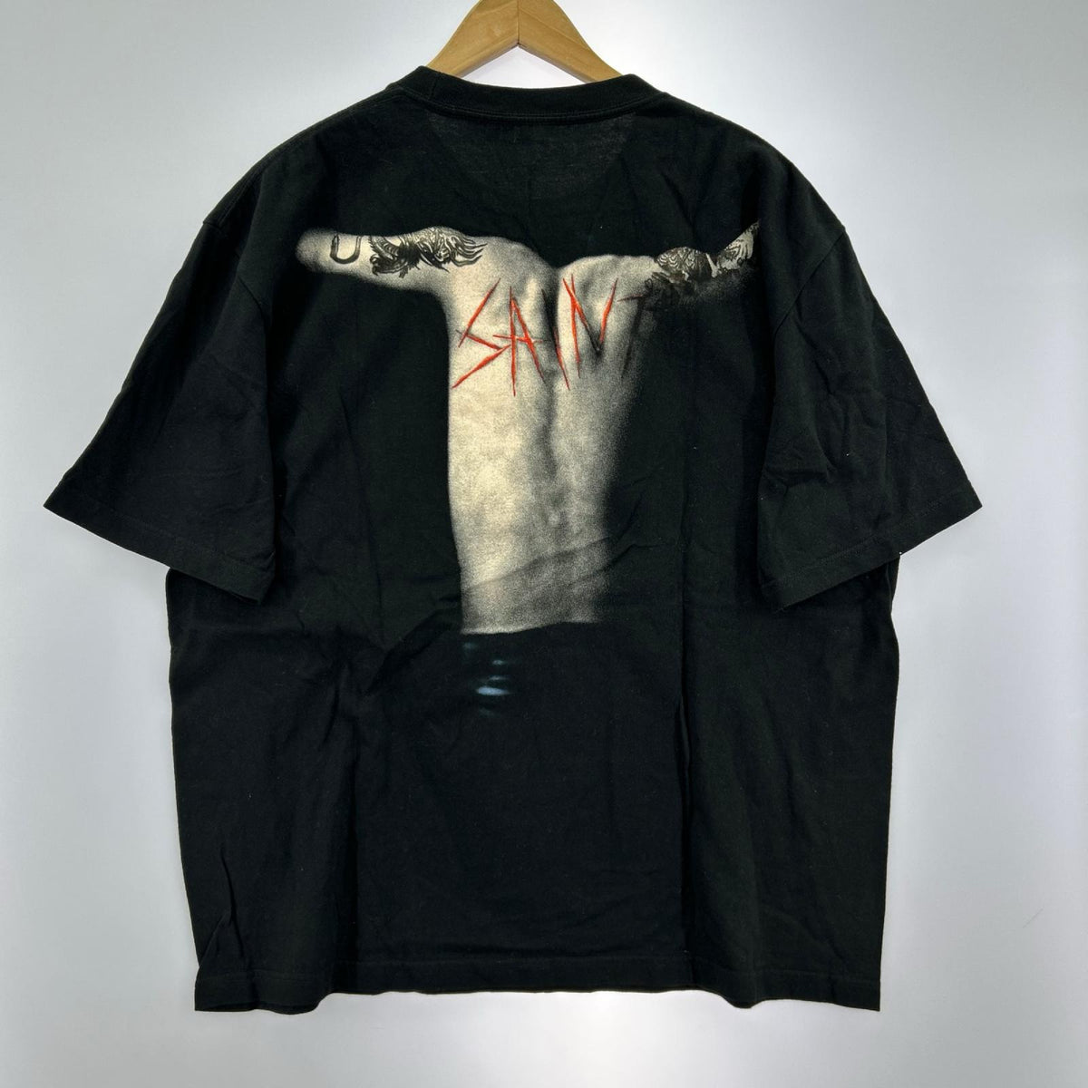 半袖Tシャツ ×SAINT MICHAEL 河村康輔 Tee ブラック L ブラック