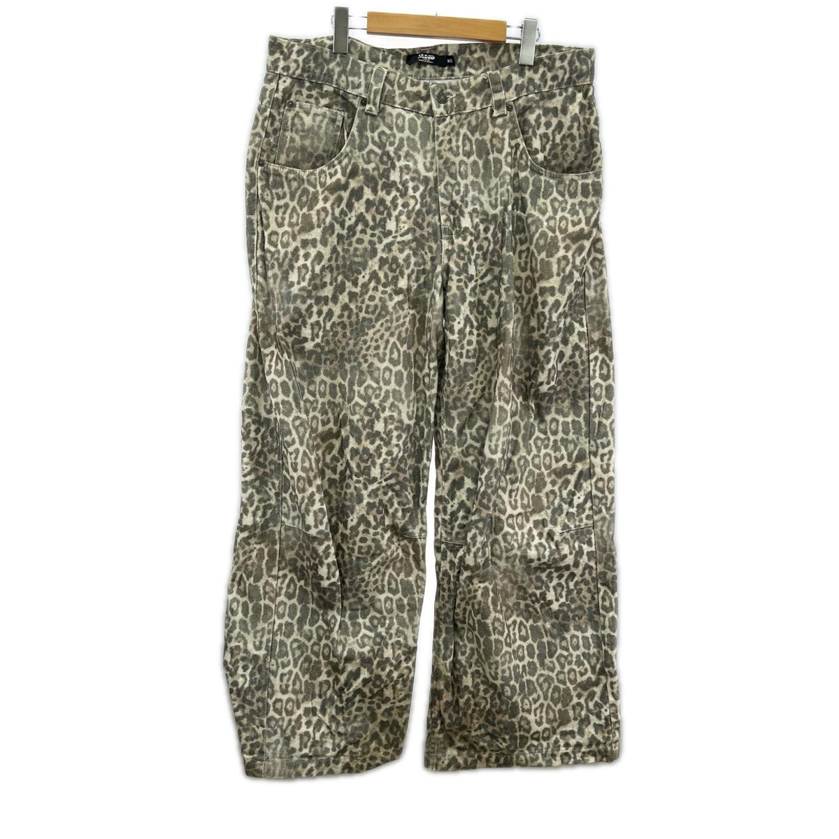 デニムパンツ jaded london ヒョウ柄 W32 32 ブラック