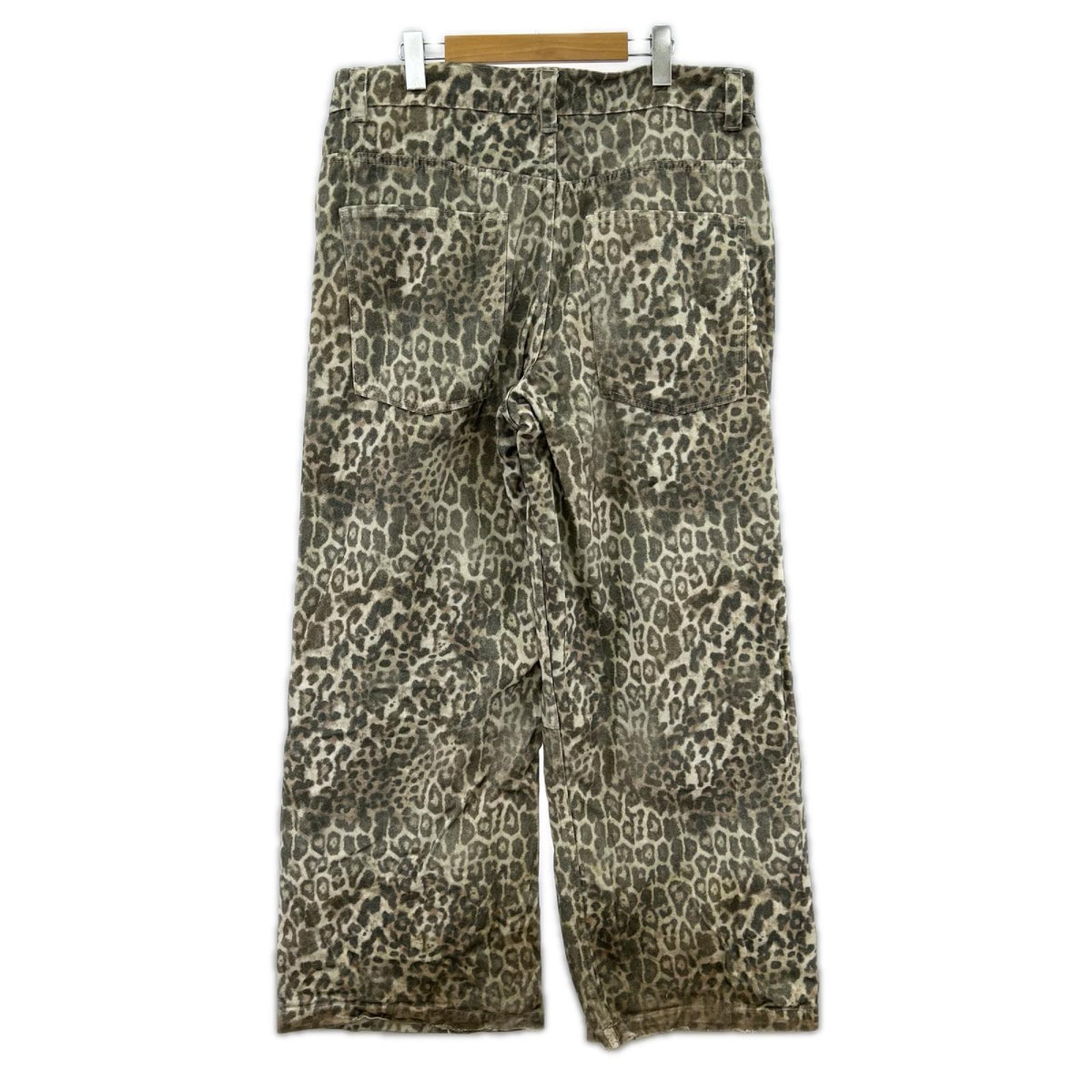 デニムパンツ jaded london ヒョウ柄 W32 32 ブラック