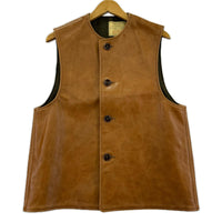 レザージャケット MIDLANDS COMBAT JERKIN VEST (38) 38 ブラウン
