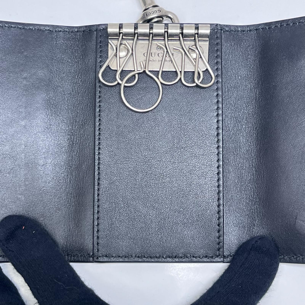 GUCCI/6連キーケース/黒/850212 850212