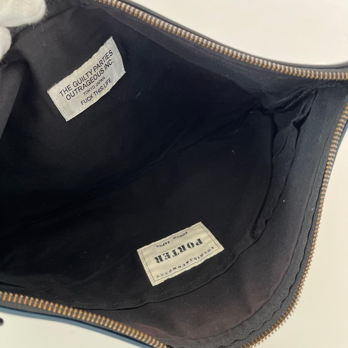 その他バッグ PORTER レザー クラッチバッグ ブラック