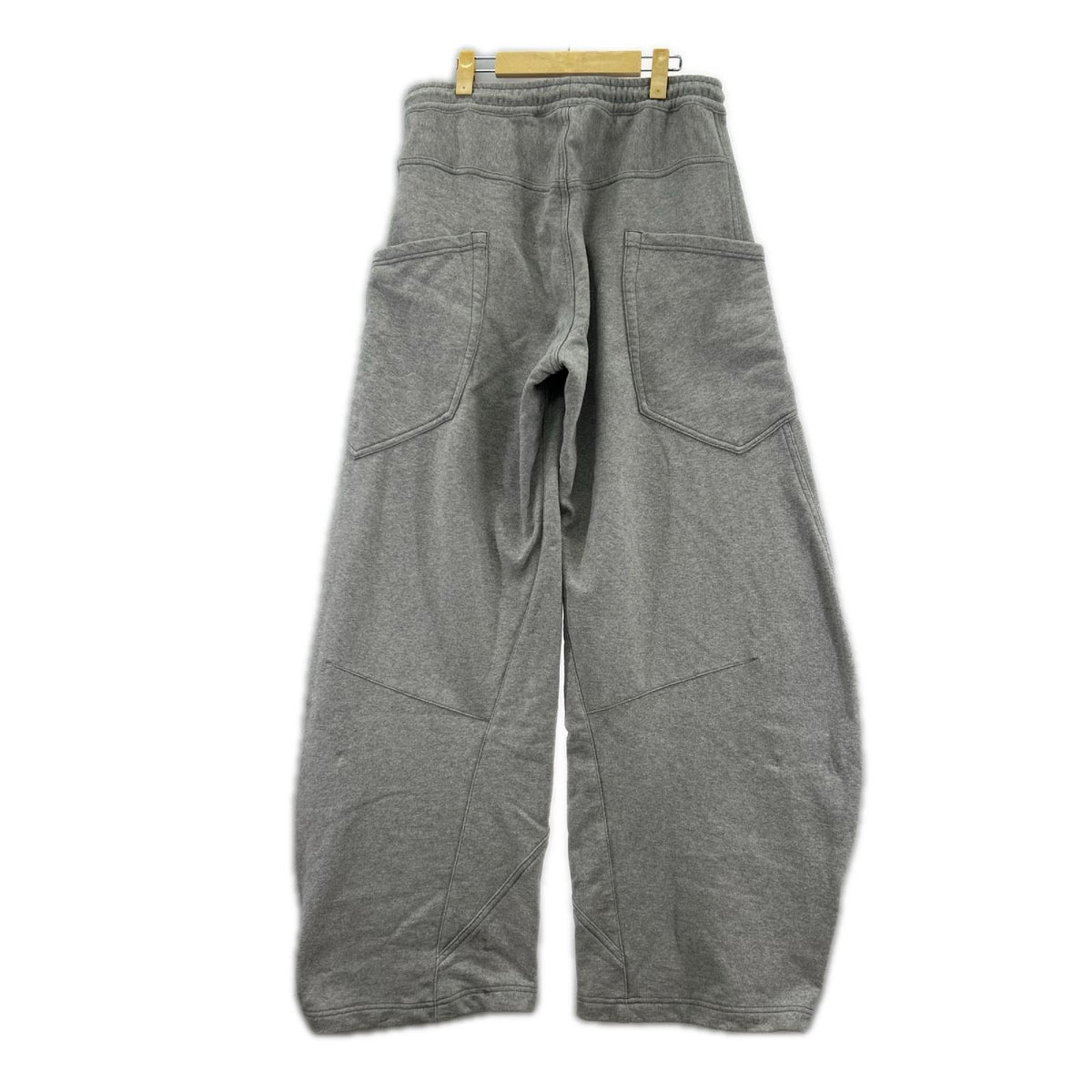 パンツ KHOKI/3D cutting sweat pants/3/25fw-p-05 グレー