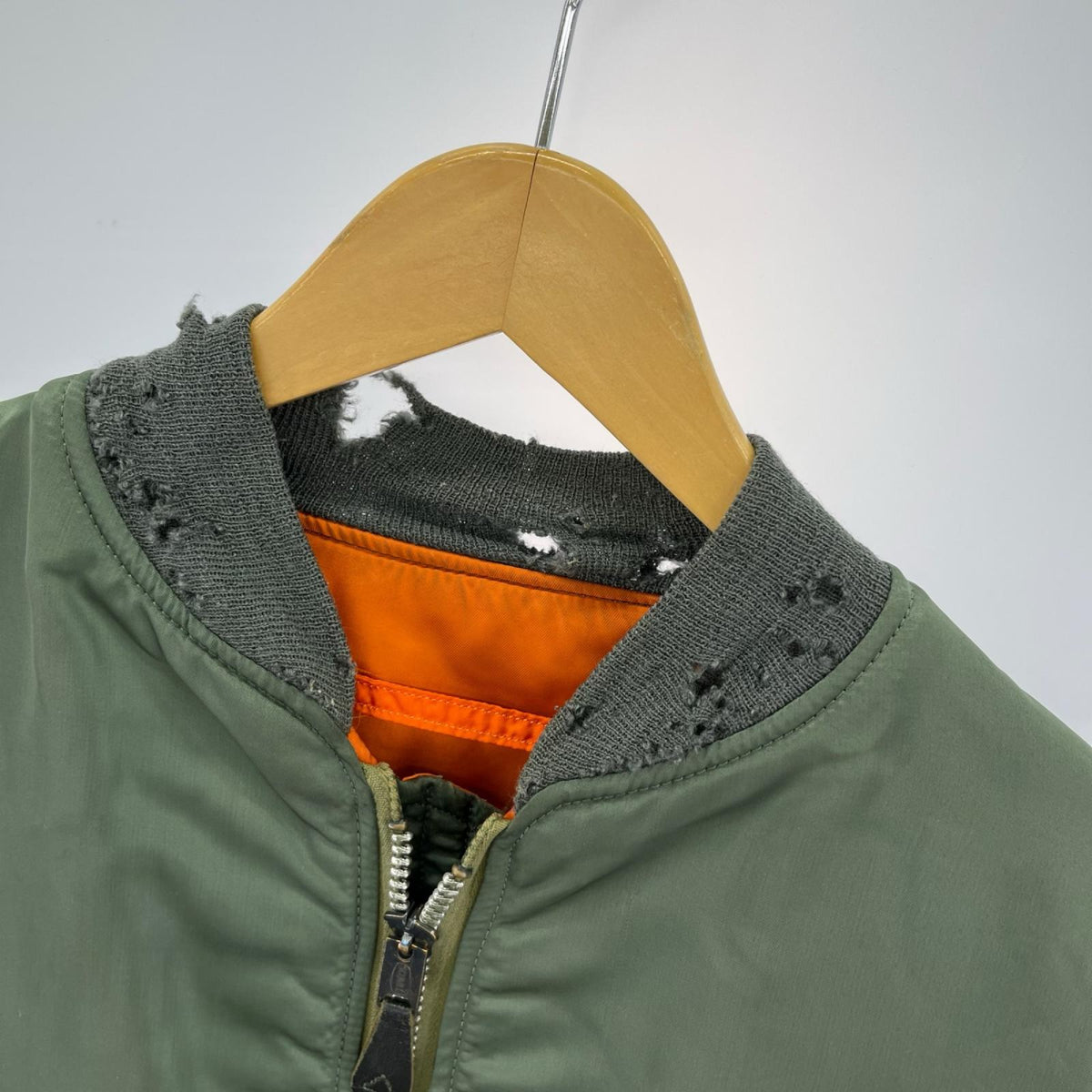ジャケット 70s MA-1 8279E フライトジャケット (L) カーキ