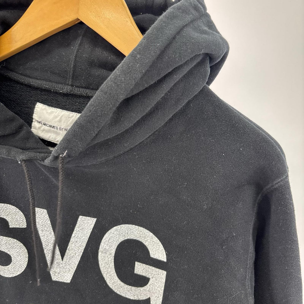パーカー SVG ブラック (1) S ブラック