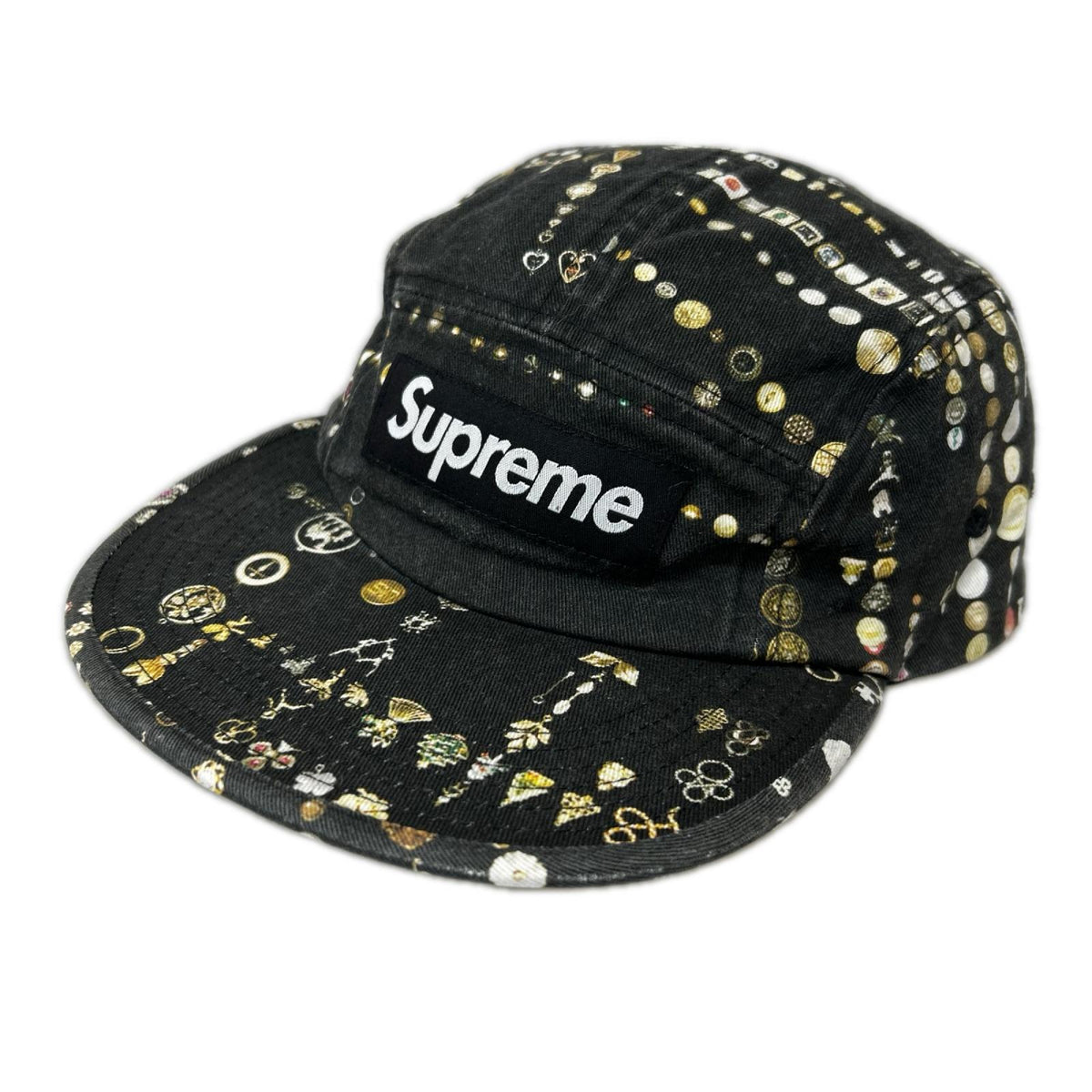 キャップ Supreme x Mike Kelley Camp Cap 黒 ブラック