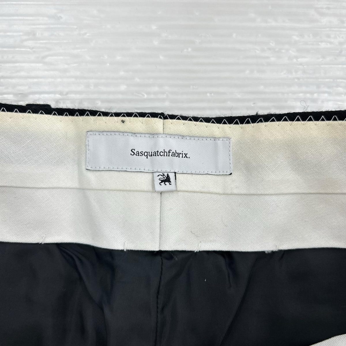 パンツ 21AW FLARE SILHOUETTE SLACKS S ブラック