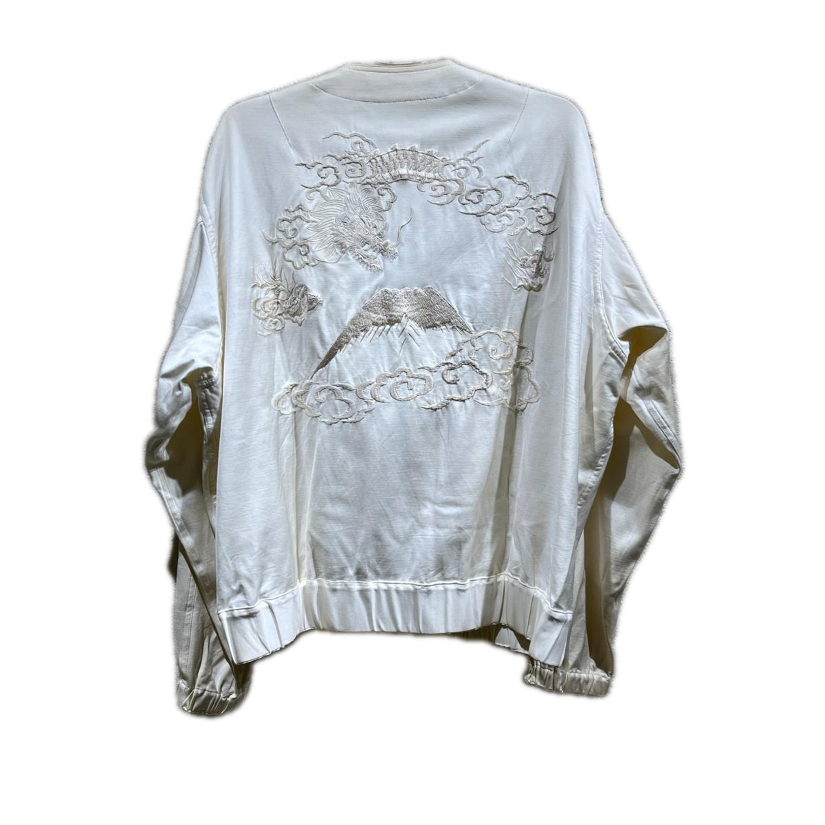 ジャケット 16SS レーヨン スカジャン L ホワイト