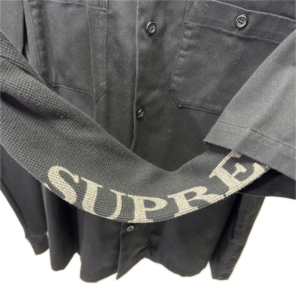 長袖シャツ 21AW Thermal Work Shirt 黒 (M) M ブラック