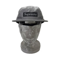 キャップ 18SS Jacquard Box Logo Camp Cap Black グレー