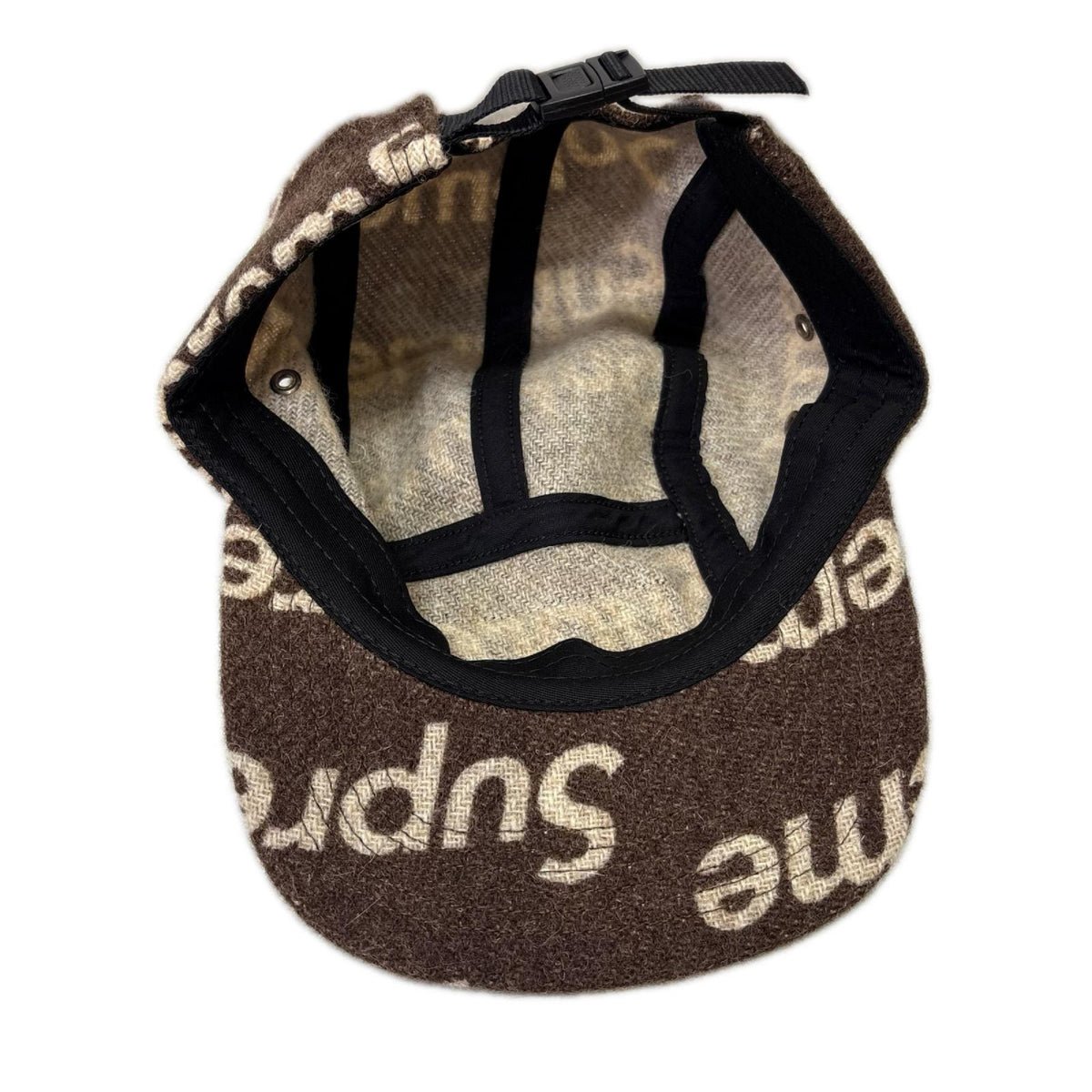 キャップ 18AW Harris Tweed Camp Cap Brown ブラウン