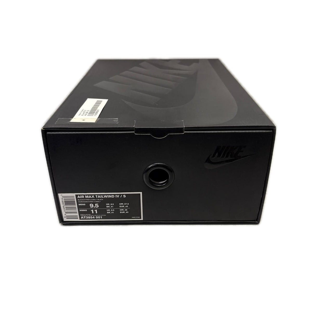 スニーカー Air Max Tailwind 4 Black 27.5cm (US9 1/2 UK9 EU45) ブラック