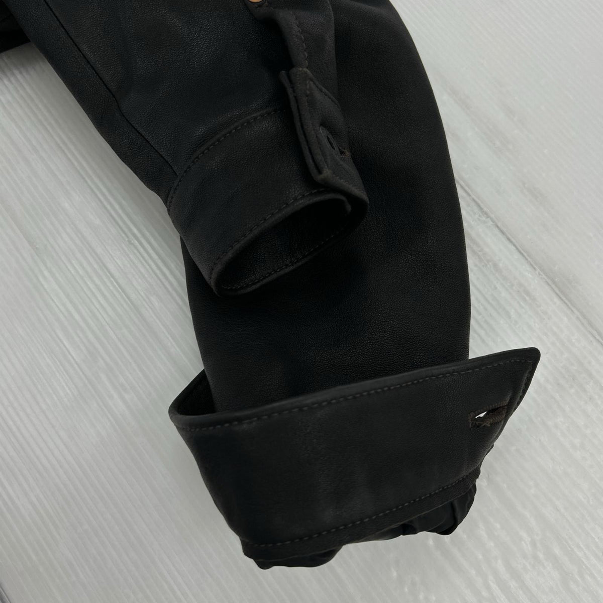 レザージャケット HORSE TEA-CORE TYPE I LEATHER JACKET 36 ブラック