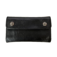 長財布 Wave Cross Ball Wallet ブラック