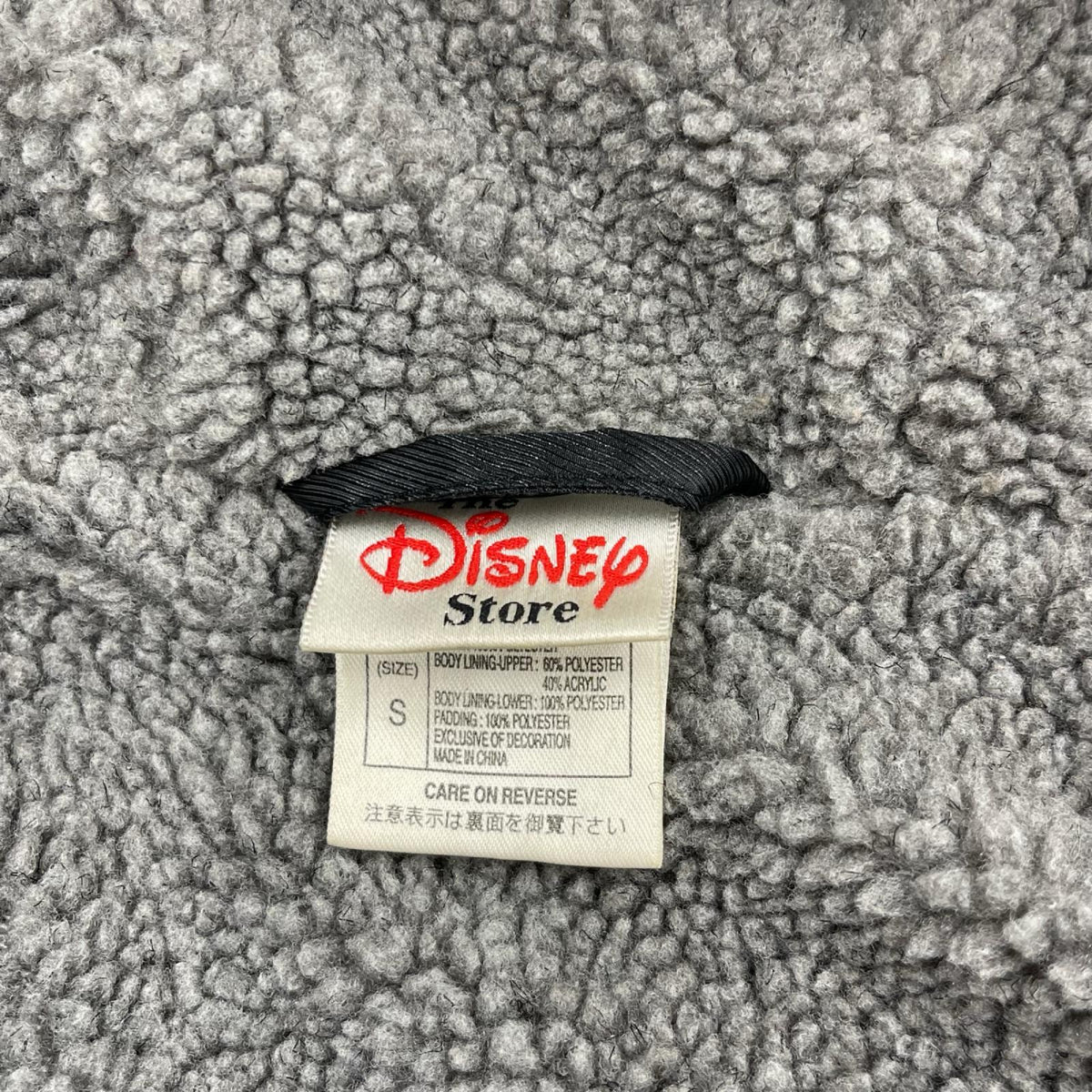 ジャケット 90s Disney"MICKEY"bench coat S BLK S ブラック