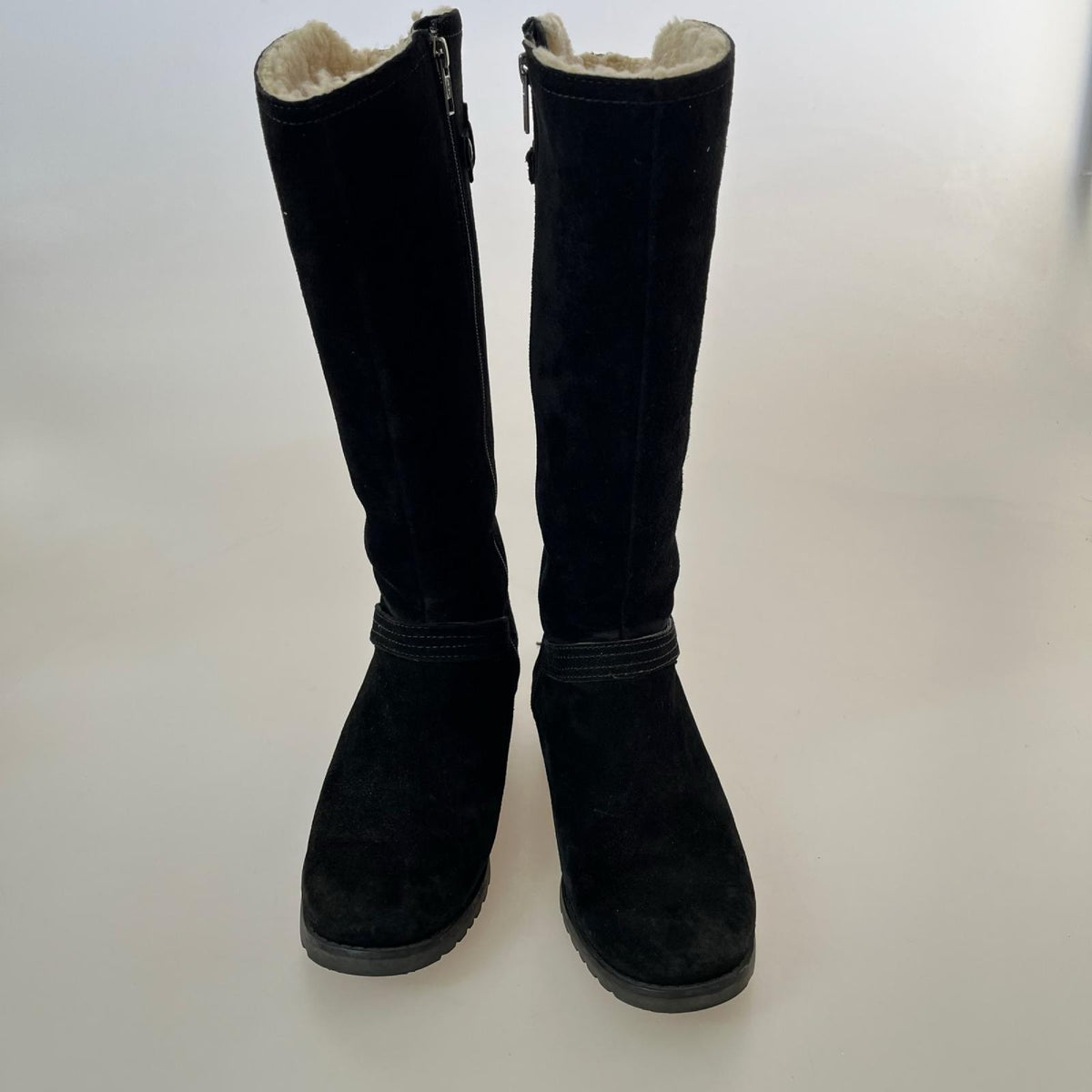 ブーツ Jillian Shearling Lined Suede Boots 24cm (US6 UK5 1/2 EU38) ブラック
