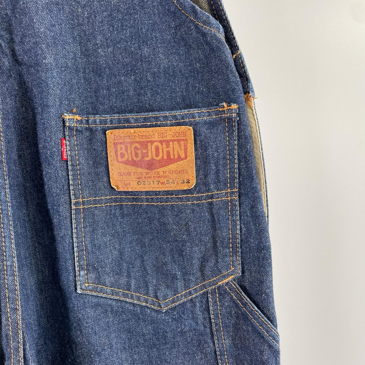 オーバーオール 70s Lot.02317 W34L32 インディゴ 34 ネイビー