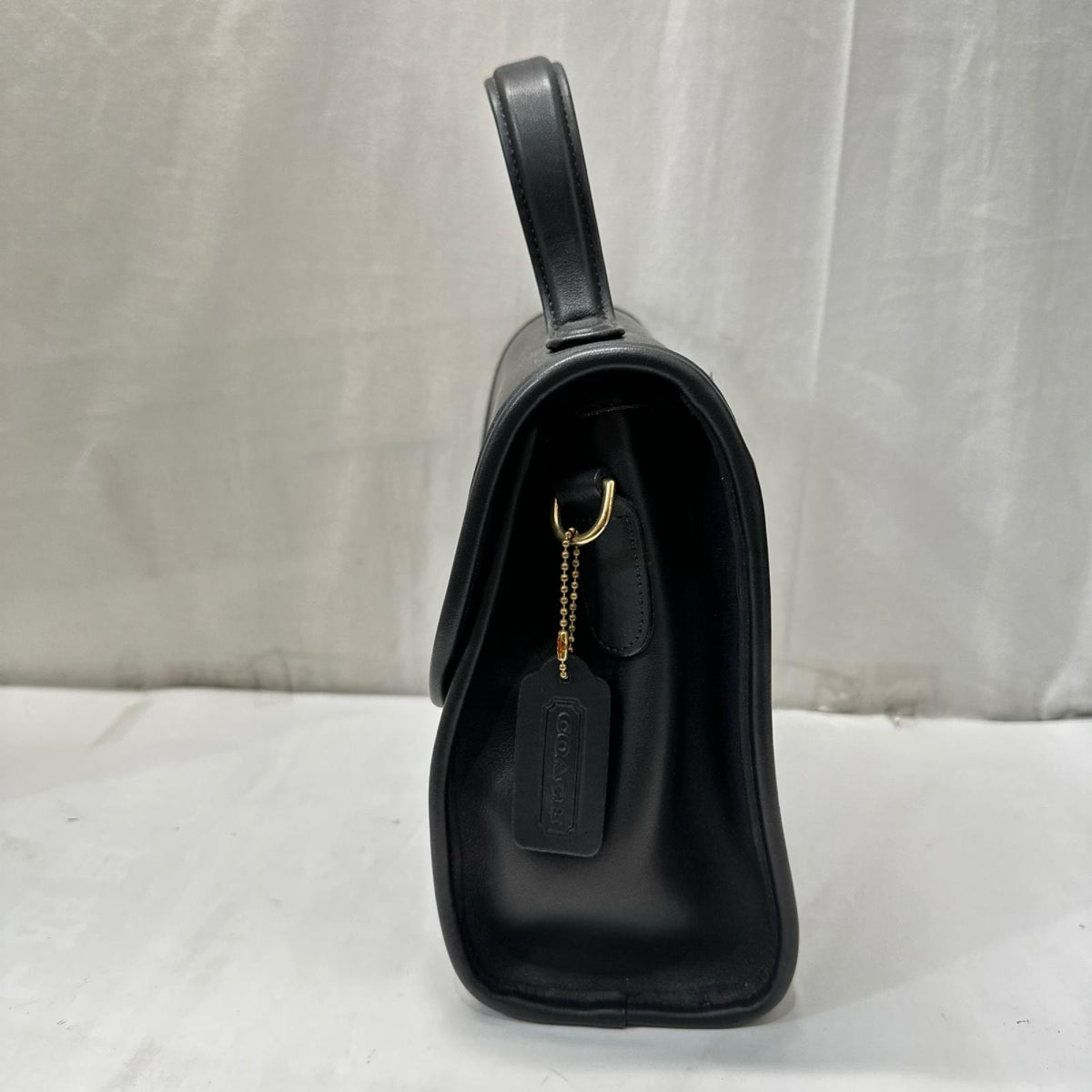 COACH OLD ターンロック 9977 ハンドバッグ 黒
