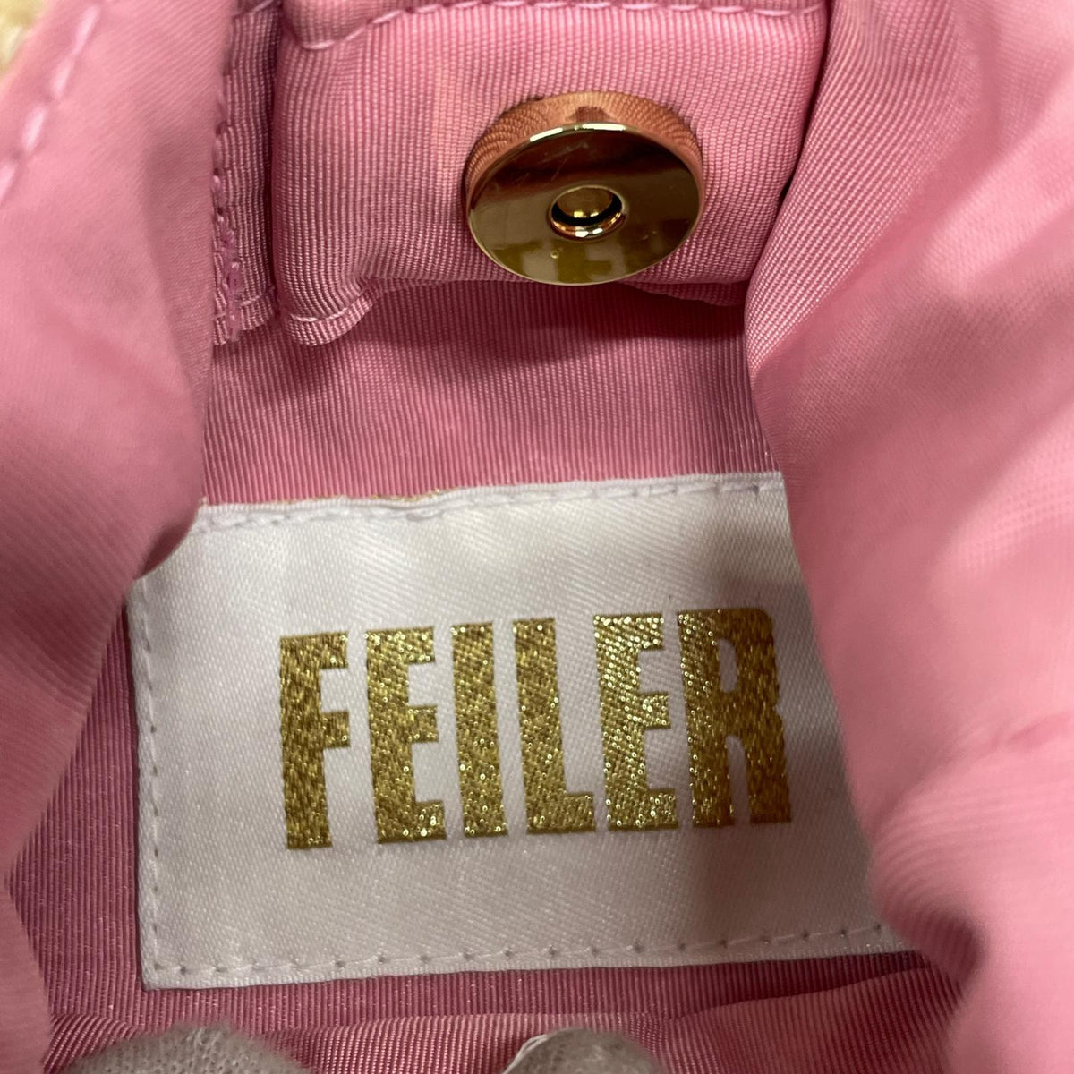 ショルダーバッグ FEILER スマホショルダー ベージュ