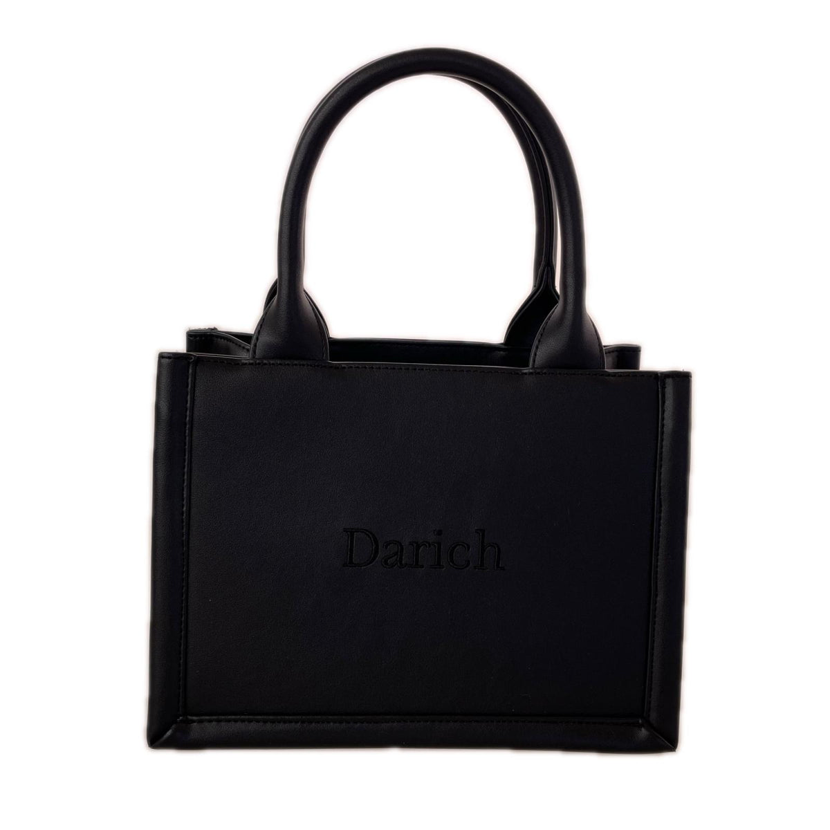 ハンドバッグ Darich 2way レザー 黒 ブラック