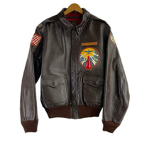 レザージャケット TYPE A-2 ROUGH WEAR MIGHTY EIGHTH (42) 42 ブラウン