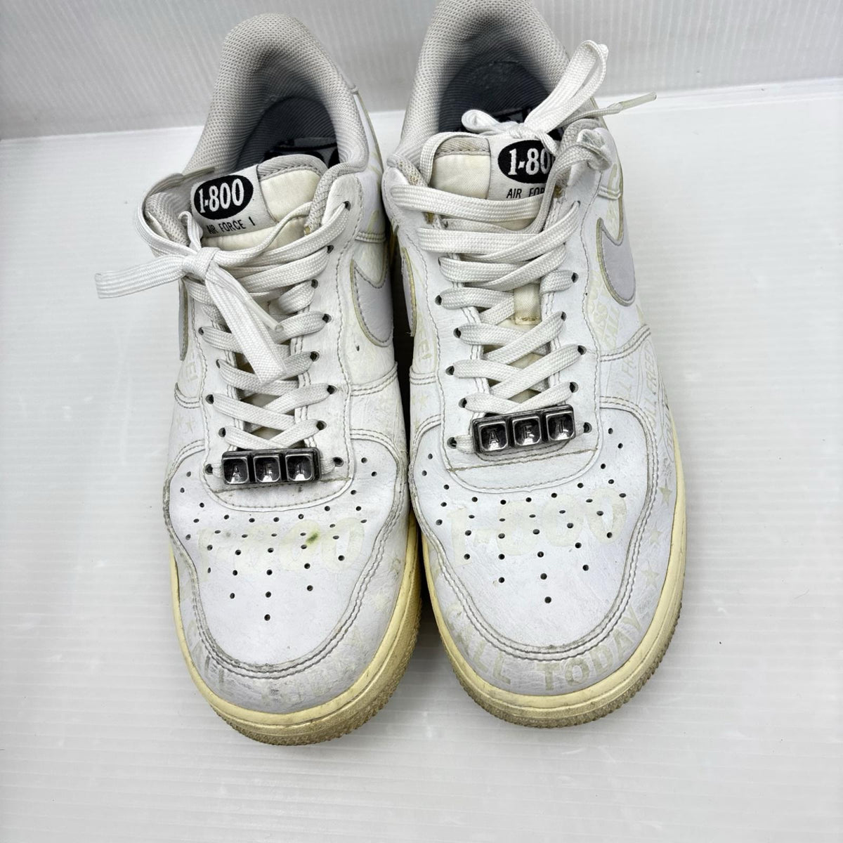 スニーカー Air Force 1 Low 1-800 White 白 26.5cm (US8 1/2 UK8 EU43)