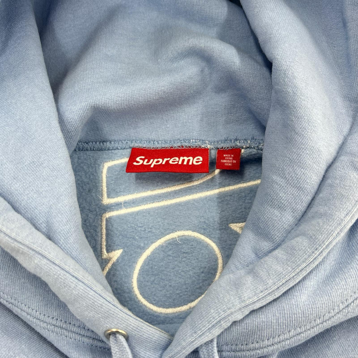 パーカー Satin Applique Hooded Sweatshirt M