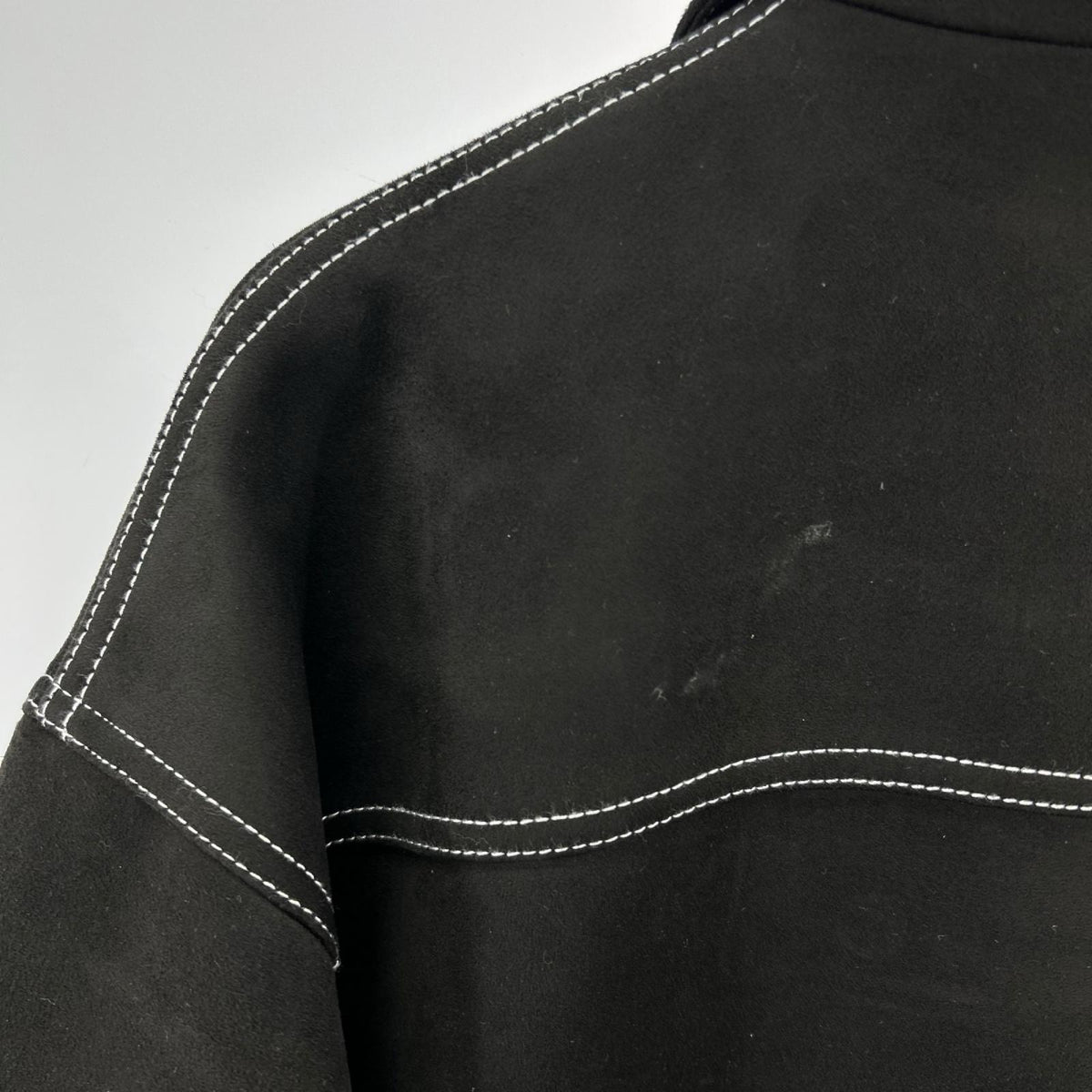 ジャケット スエードカバオール BLK F M ブラック