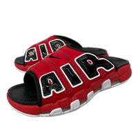 サンダル Air more uptempo slide FJ6036-600 (27cm) 27cm (US9 UK8 1/2 EU44) レッド