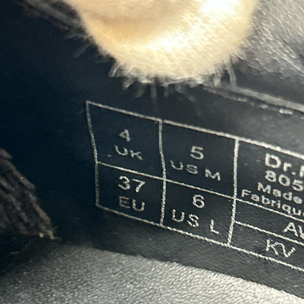 ブーツ 5ホール 23cm ブラック