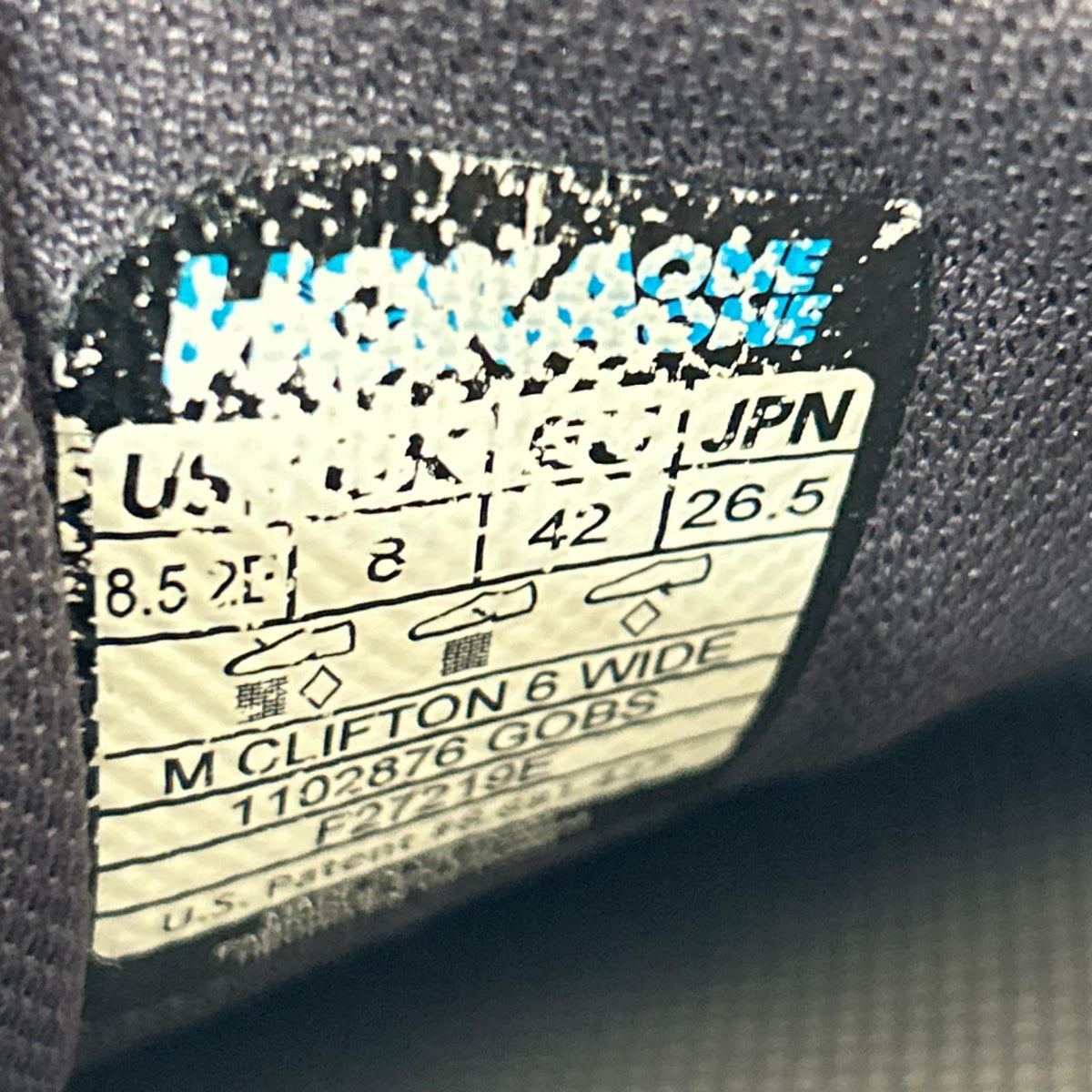 シューズ Clifton 6 グレー (26.5) 26.5cm (US8 1/2 UK8 EU43) グレー
