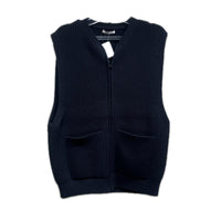 長袖シャツ 19AW SUPER FINE WOOL RIB KNIT ZIP VEST