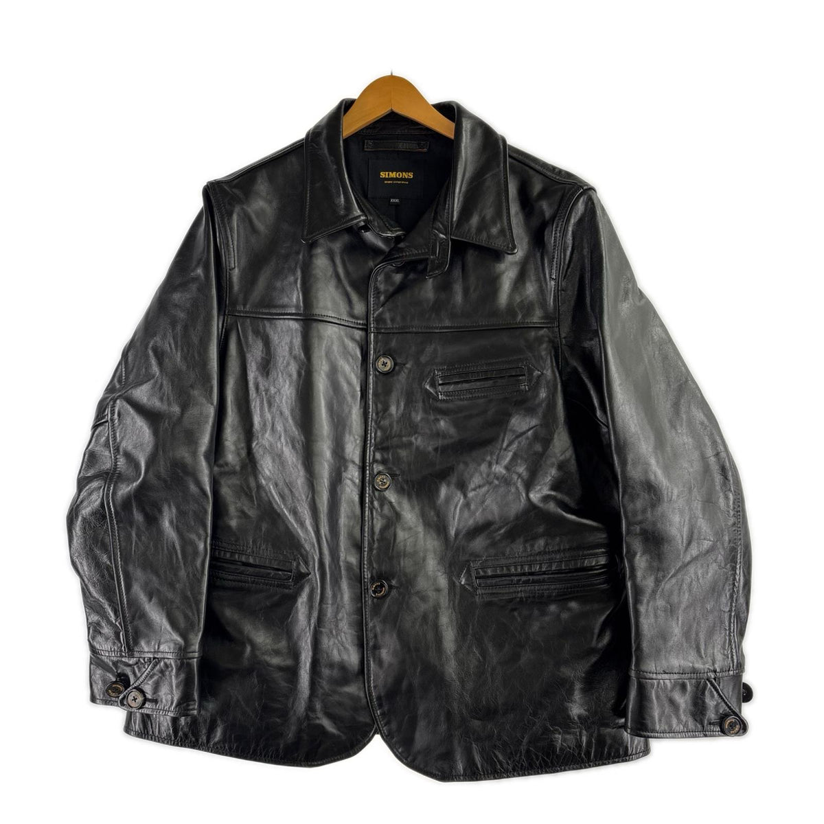 レザージャケット SIMONS GENUINE LEATHER BRAND ブラック