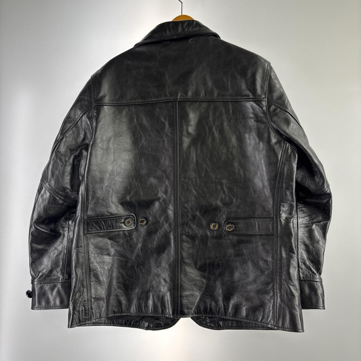 レザージャケット SIMONS GENUINE LEATHER BRAND ブラック