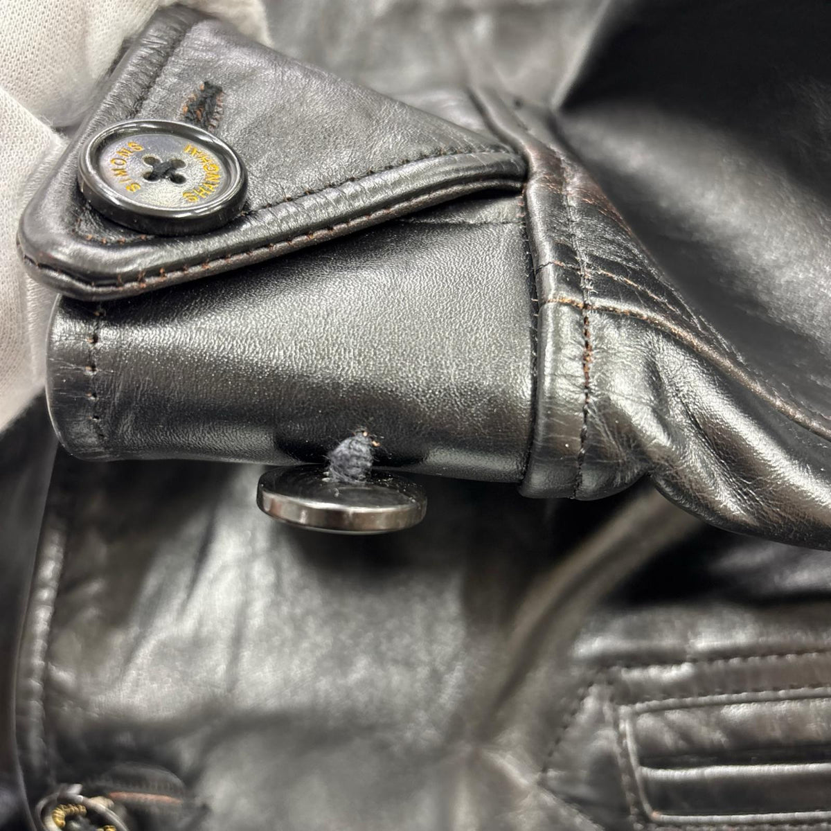 レザージャケット SIMONS GENUINE LEATHER BRAND ブラック