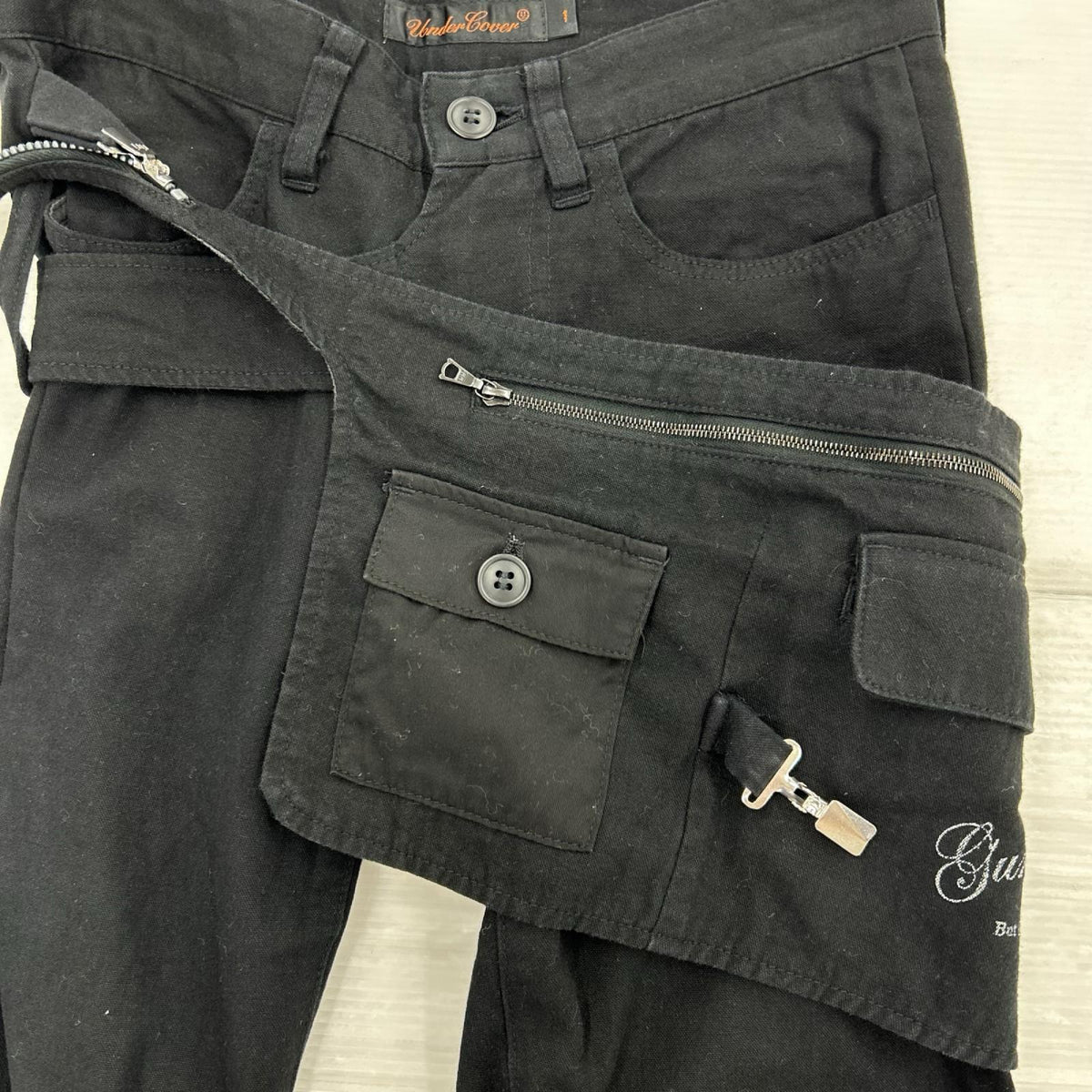 パンツ 04AW guru guru ウエストバッグパンツ 1 ブラック