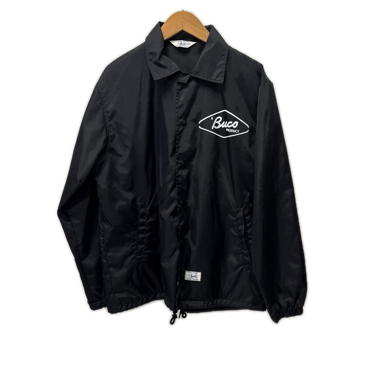 ブルゾン BUCO ENGINEERS COACH JACKET 黒 (M) M