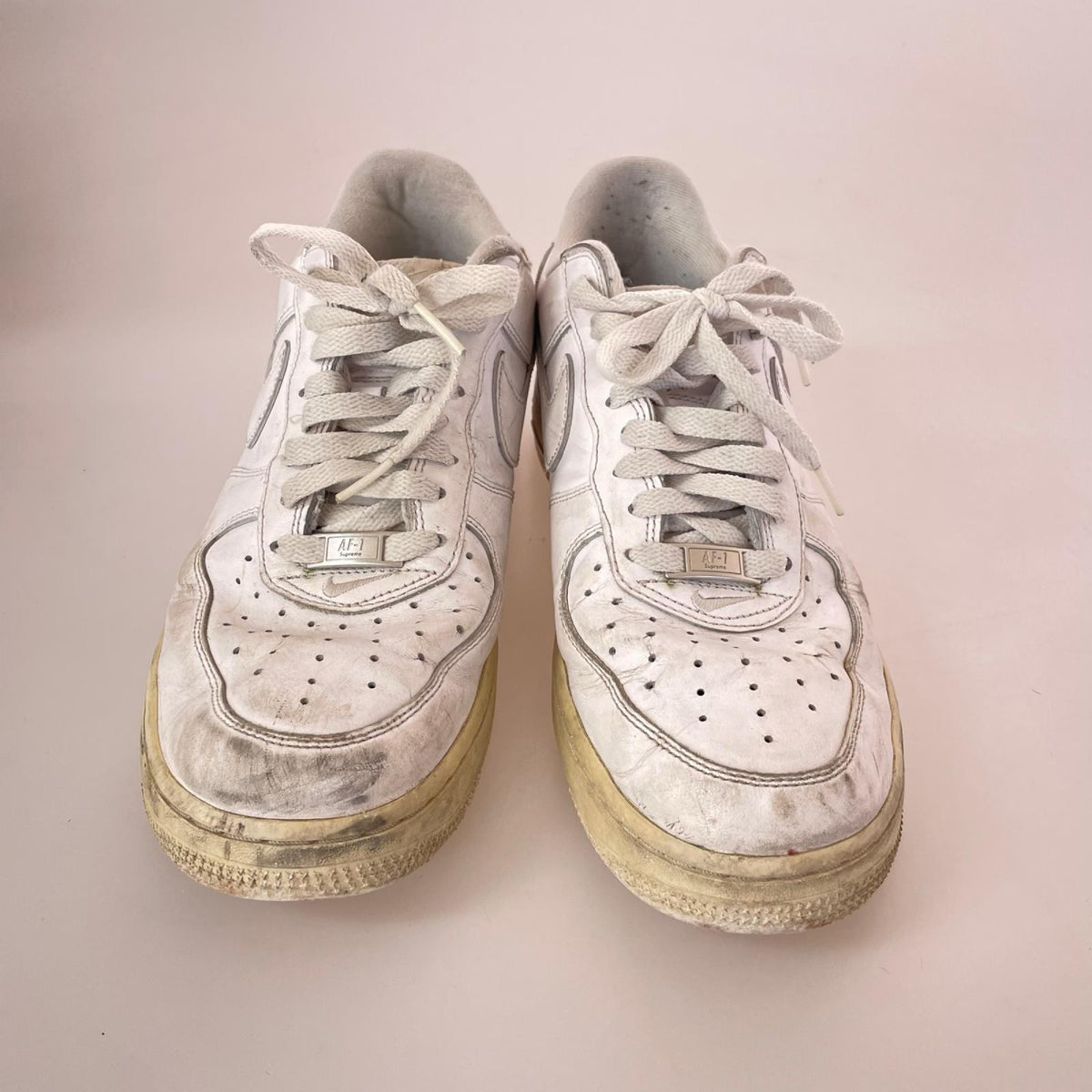 スニーカー ×Supreme Air Force 1 Low27.5 27.5cm (US9 1/2 UK9 EU45) ホワイト