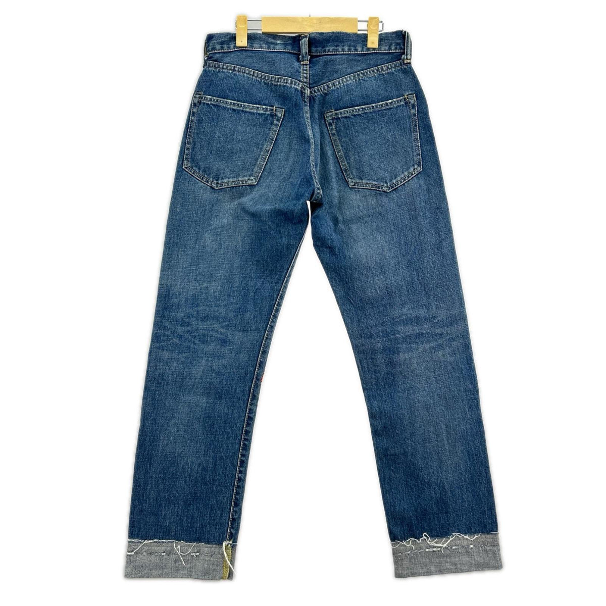 デニムパンツ パッチワーク スタッツリメイク デニム M M